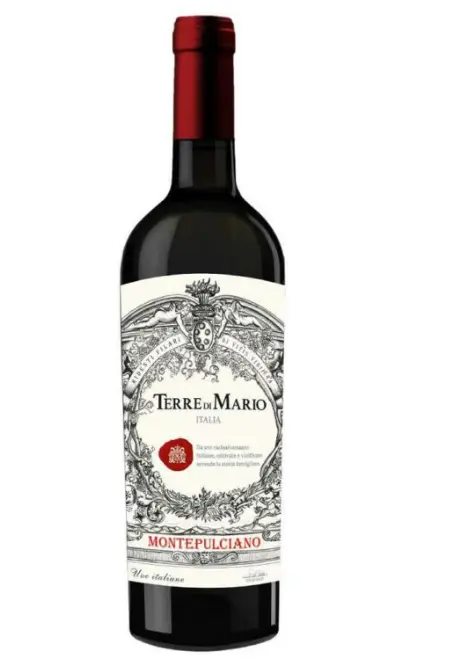 Terre di Mario Montepulciano D'Abruzzo IT 495 Red Italy  750 ml.