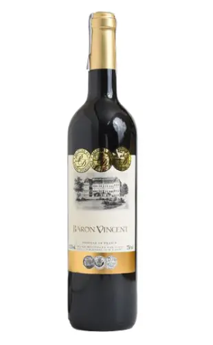 [3700904303340] Baron Vincent Rouge 750 ml.